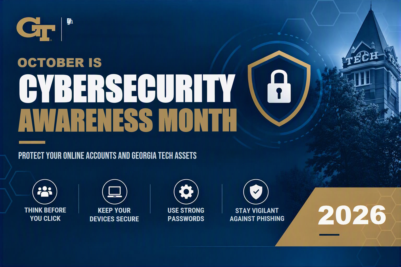 Cybersecurity awareness tips graphic